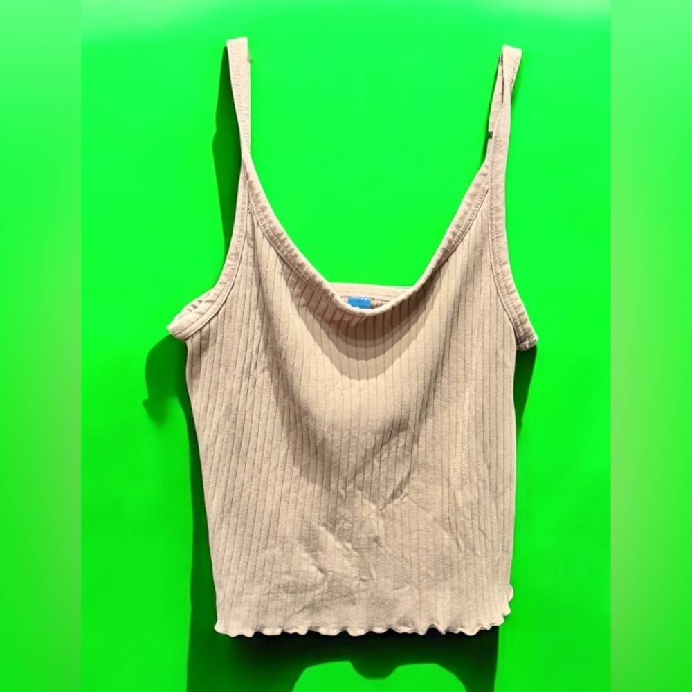 Old navy Beige Ribbed Women's Top LARGE